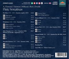 CDS8075. Flute Sonatinas von A. Clementi, Tansman, Milhaud, Ibert, Dvořák. Details zu Künstlern und Stücken.