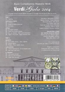 Verdi-Gala 2004, DVD