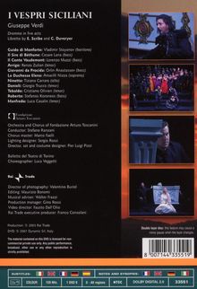 Giuseppe Verdi (1813-1901): I Vespri Siciliani, DVD