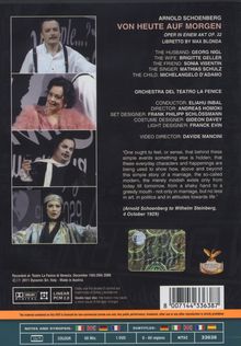"ARNOLD SCHOENBERG VON HEUTE AUF MORGEN OP. 32, Libretto von Max Blonda. Darsteller: Georg Nigl, Brigitte Geller."