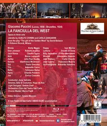 Giacomo Puccini (1858-1924): La Fanciulla del West, Blu-ray Disc