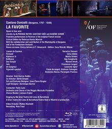 Gaetano Donizetti (1797-1848): La Favorite, Blu-ray Disc