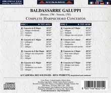 Baldassare Galuppi (1706-1785): Sämtliche Cembalokonzerte, 2 CDs