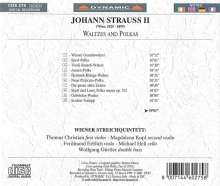 Johann Strauss II (1825-1899): Walzer &amp; Polkas für Streichquintett, CD