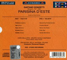 Gaetano Donizetti (1797-1848): Parisina, 2 CDs