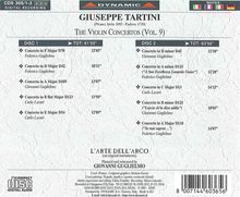 Giuseppe Tartini (1692-1770): Violinkonzerte Vol.9, 2 CDs