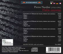 Pietro Nardini (1722-1793): Violinkonzerte in C-Dur,D-Dur,G-Dur,A-Dur, CD