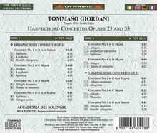 Tommaso Giordani (1733-1806): Cembalokonzerte op.23 Nr.1-6 &amp; op.33 Nr.1-3, 2 CDs