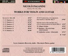 Niccolo Paganini (1782-1840): Grande Sonate für Violine &amp; Gitarre, CD