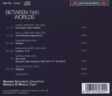Musik für Saxophon und Orgel - "Between Two Worlds", CD