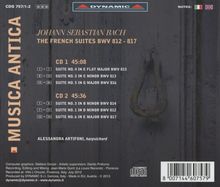 Johann Sebastian Bach (1685-1750): Französische Suiten BWV 812-817, 2 CDs