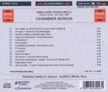 Amilcare Ponchielli (1834-1886): Lieder  ("Chamber Songs"), CD