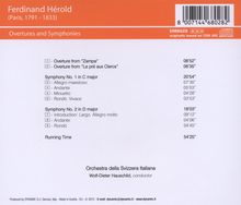 Louis Joseph Ferdinand Herold (1791-1833): Symphonien Nr.1 &amp; 2, CD