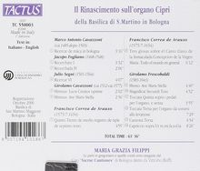 Die Orgel der Basilika S.Martino Bologna, CD