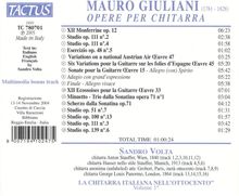Mauro Giuliani (1781-1829): Gitarrenwerke, CD