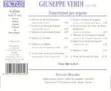 Giuseppe Verdi (1813-1901): Operntranskriptionen für Orgel, CD