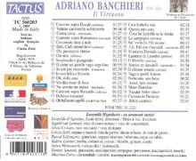 Adriano Banchieri (1567-1634): Il Virtuoso, CD