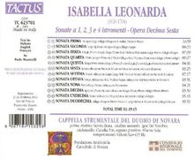 Isabella Leonarda (1620-1704): Sonaten für 1-4 Instrumente, CD