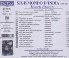 Sigismondo d'India (1582-1629): Duetti Profani aus "Le Musiche" Heft 1, CD
