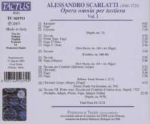 Alessandro Scarlatti (1660-1725): Sämtliche Werke für Tasteninstrumente Vol.1, CD