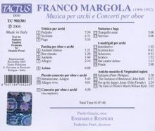 Franco Margola (1908-1992): Oboenkonzerte, CD
