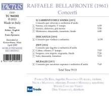 Raffaele Bellafronte (geb. 1961): Concerti, CD