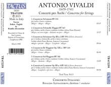 Antonio Vivaldi (1678-1741): Concerti für Streicher RV 124,154,302,367,522,578, CD