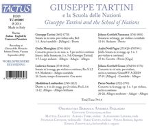 Giovanni Guglielmo - Giuseppe Tartini e la Scuola delle Nazioni, CD