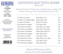 Giovanni Battista Somis (1686-1763): Violinsonaten op.2 Nr.1-12 (1723), CD