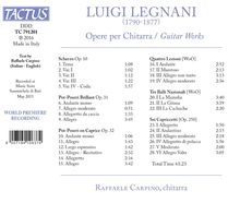Luigi Rinaldo Legnani (1790-1877): Gitarrenwerke, CD