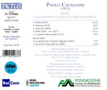 Paolo Cavallone (geb. 1975): Horos, CD