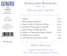 Girolamo Barbieri (1808-1871): Orgelwerke, CD