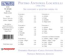 Pietro Locatelli (1695-1764): Concerti grossi op.7 Nr.1-6, CD