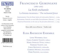 Francesco Geminiani (1687-1762): Concerti "La Foresta incantata", CD