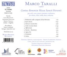 Marco Taralli (geb. 1967): Cantus Bononiae (Missa Sancti Petronii), CD