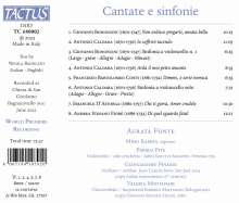 Cantate e Sinfonie, CD