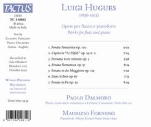 Luigi Hugues (1836-1913): Hugues: Werke für Flöte und Klavier, CD