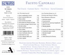 Fausto Caporali (geb. 1958): Via Crucis für Chor &amp; 2 Orgeln, 2 CDs