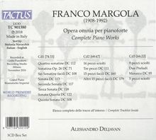 Franco Margola (1908-1992): Sämtliche Klavierwerke, 3 CDs