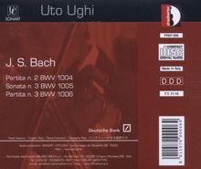 Johann Sebastian Bach (1685-1750): Sonaten &amp; Partiten für Violine BWV 1004-1006, CD