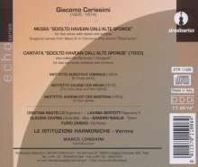 Giacomo Carissimi (1605-1674): Missa Sciolto Havean Dall'Alte Sponde zu 5 Stimmen, CD