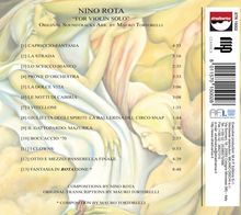 Nino Rota (1911-1979): Musik aus Filmen für Violine solo, CD