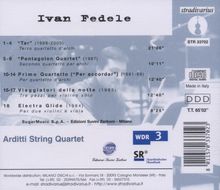 Ivan Fedele (geb. 1953): Streichquartette Nr.1-3, CD