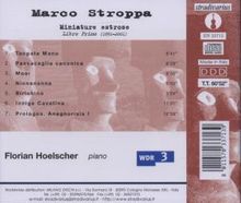 Marco Stroppa (geb. 1959): Miniature Estrose Heft 1, CD