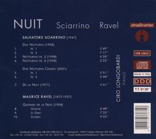 Salvatore Sciarrino (geb. 1947): Klavierwerke "Nuit", CD