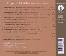 Le grazie del violino nel seicento italiano, CD