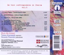 La voce contemporanea in Italia Vol.5, CD