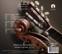 Johann Sebastian Bach (1685-1750): Cellosonaten BWV 1027-1029, CD