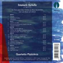 Emanuele Barbella (1718-1777): Duos Nr.1-6 für 2 Violinen oder 2 Mandolinen &amp; Bc, CD