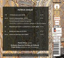 Patrick Dheur (geb. 1960): Concerto metamorphique für Klavier 4-händig &amp; Streichorchester, CD